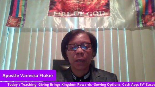 Vanessa Fluker, Giving Brings Kingdom Rewards