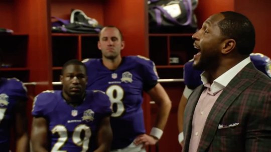 Watch Ray Lewis' Inspiring Locker Room Speech