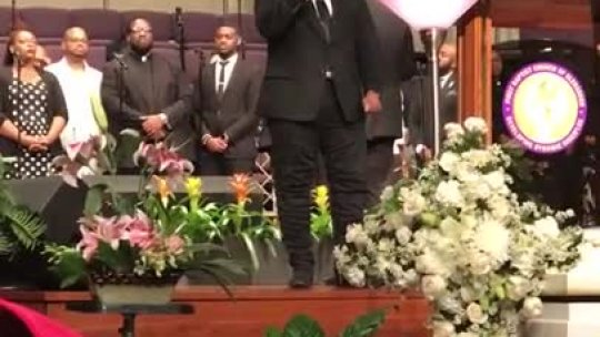 Jeremiah Hicks singing “God Is” at Shalaundia Lana May Thomas’ Homegoing Service at FBCG 10 16 17