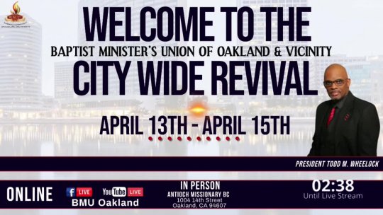 BMU CITY WIDE REVIVAL 2022 - PASTOR MARTY PETERS