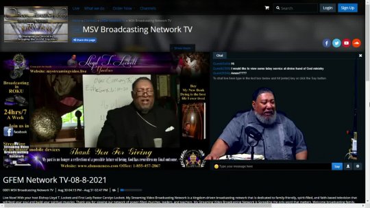 Live Now! With your host Bishop Lloyd T. Lockett 13