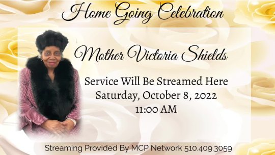 Mother Victoria Shields Announcement 