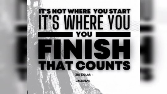 Finish What You Started