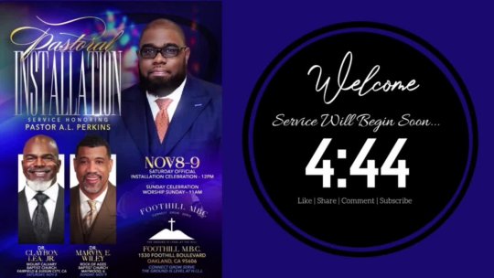 Pastor A.L. Perkins Installation Service