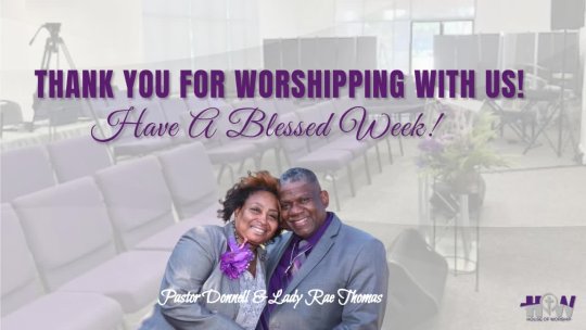 Sunday Worship December 7, 2025