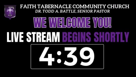 Sunday Worship August 2, 2026