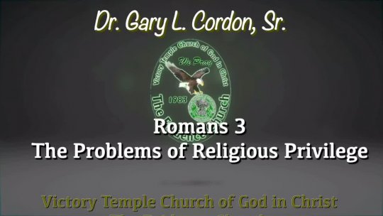 Romans 3 The Problems of Religious Privilege